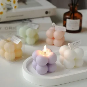 Bubble Cube Candles